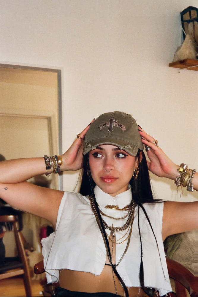 
                  
                    "F" Distressed CAP / FIFTH
                  
                