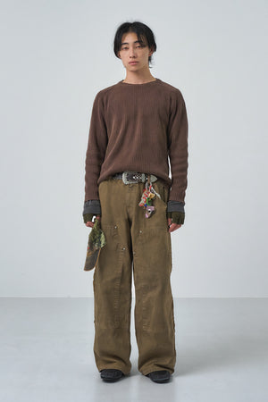 
                  
                    FI - Distressed Double Knee Pants / Faded Camel
                  
                