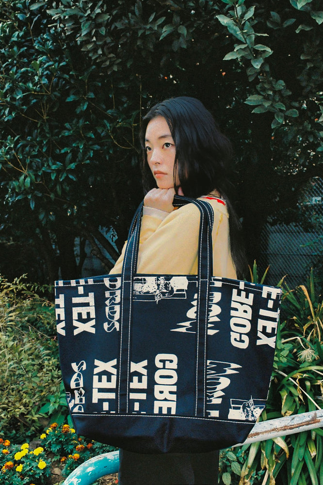 
                  
                    A PATIENT MAN'S ANTICS Canvas Tote Bag / Matthew Miller + Fifth
                  
                