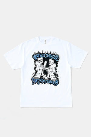 
                  
                    Rude Boys Tee White / Paper & Ink Cotton Club × Blue Boyz Sports Club
                  
                