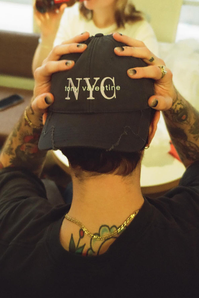 
                  
                    Distressed Tony valentine NYC CAP / FIFTH x Tony Valentine NYC
                  
                