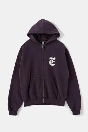 
                  
                    Crossword Faded Zip Hoodie / FIFTH x Tony Valentine NYC
                  
                