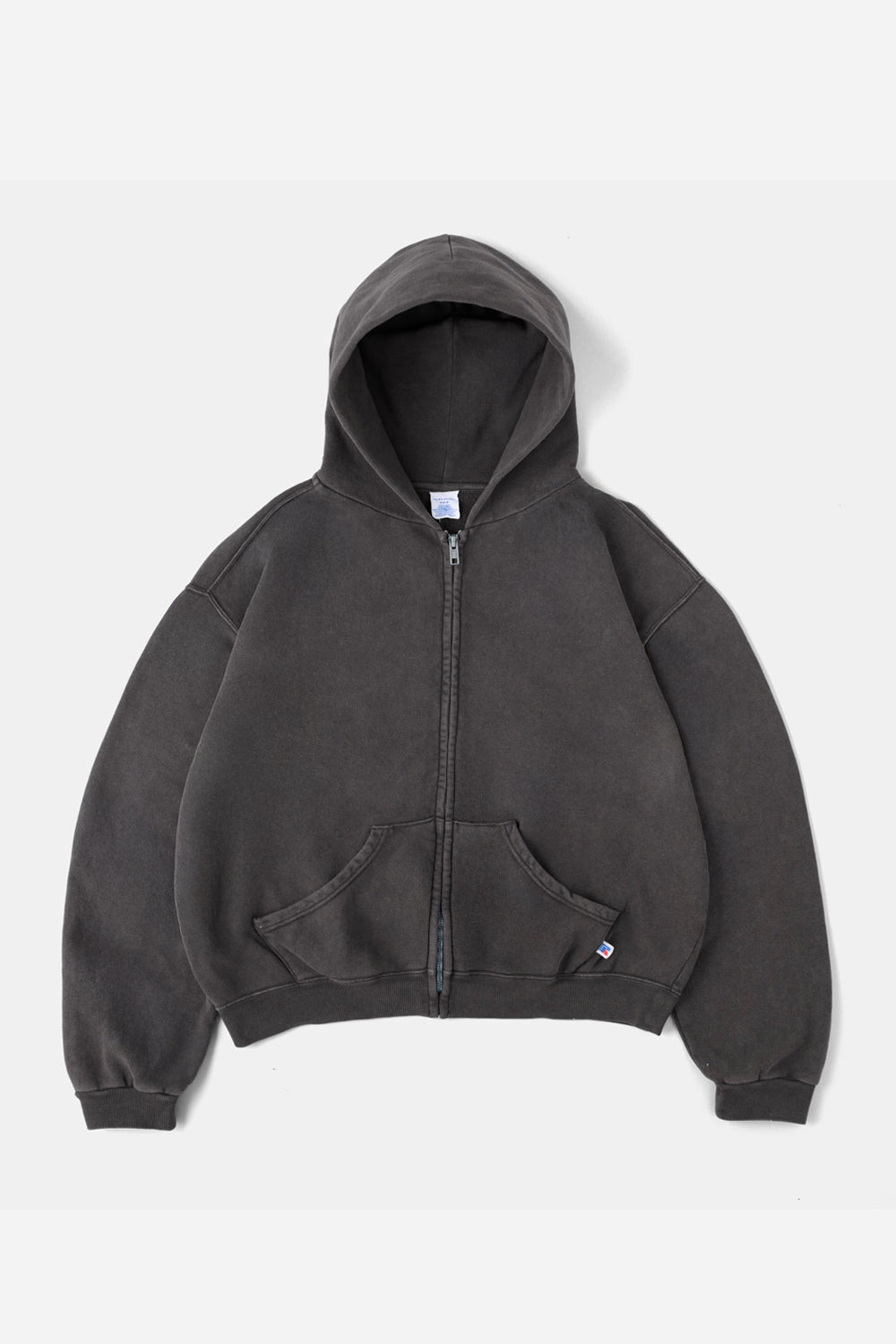 60's Faded Zip hoodie / Navy Gray