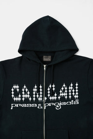 
                  
                    CAN CAN Projects Zip Hoodie Black / Can Can Press x FIFTH
                  
                