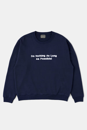 
                  
                    Do Nothing As Long As Possible Sweat Shirts Navy / Can Can Press x FIFTH
                  
                