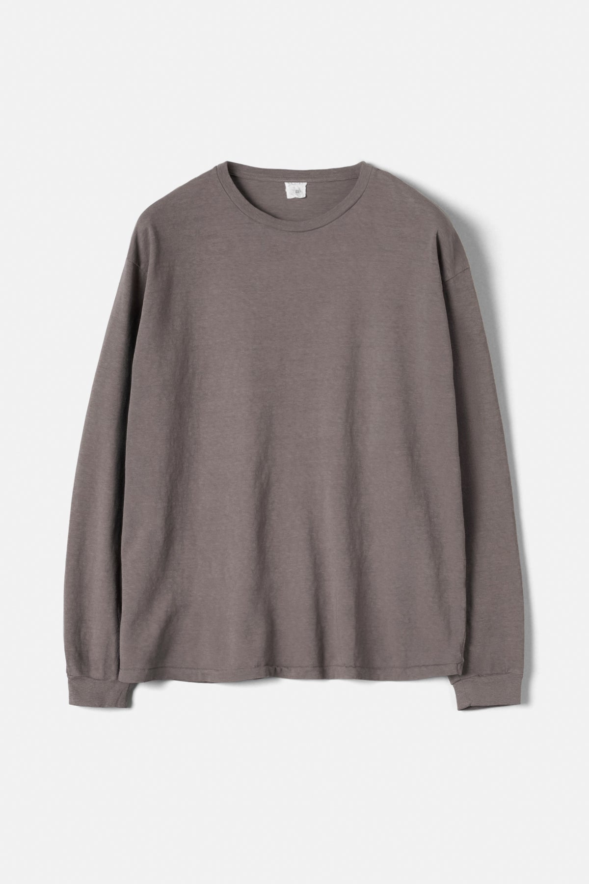 Faded Blank L/S Tee Inspired by the '60s and '70s  /  Purple Gray
