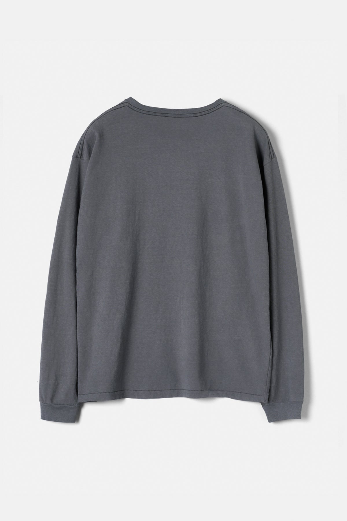 Faded Blank L/S Tee Inspired by 60s and 70s  /  Harbor Grey