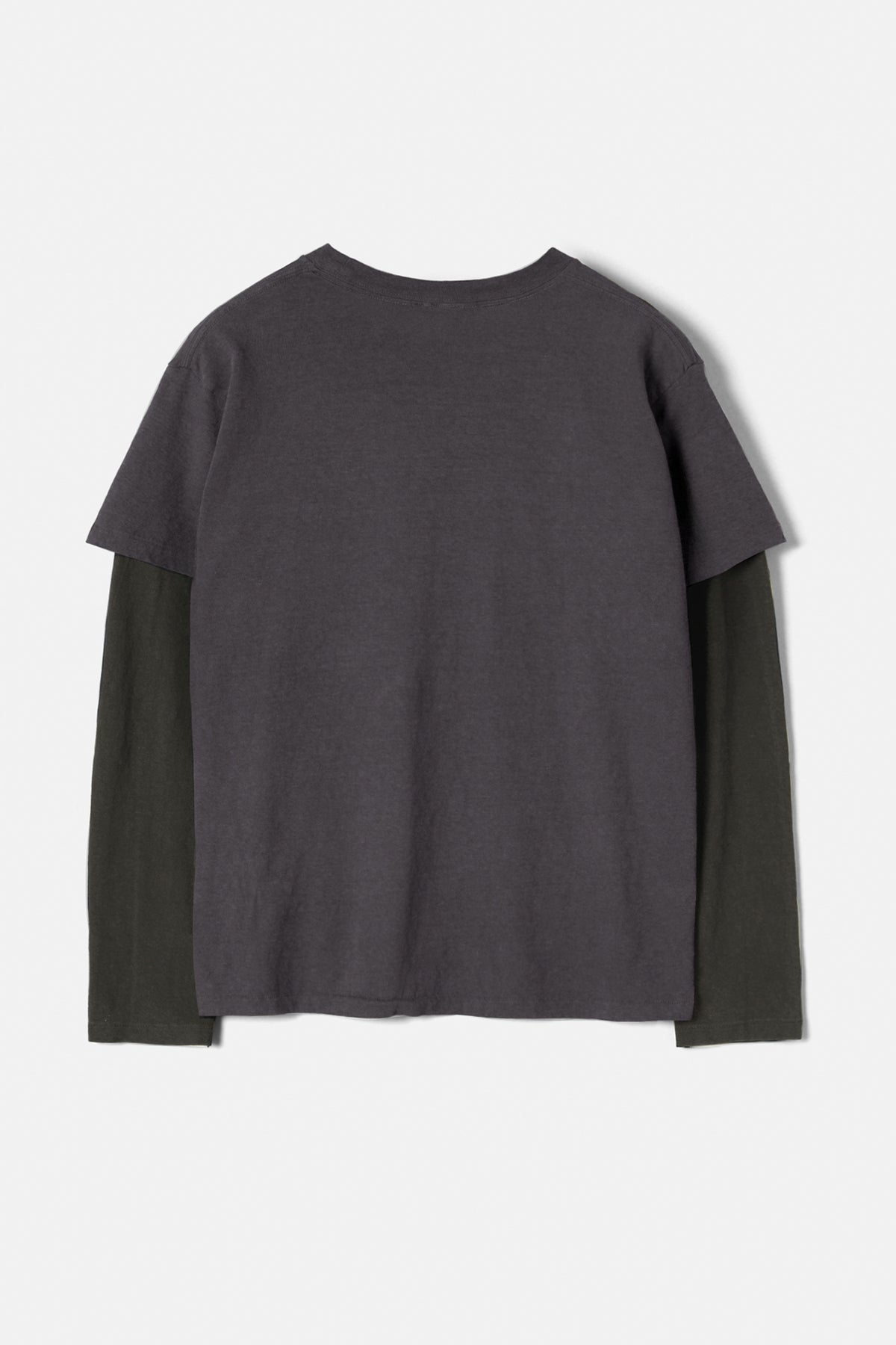 Faded Blank Layered Tee inspired by the '60s and '70s / Navy Grey