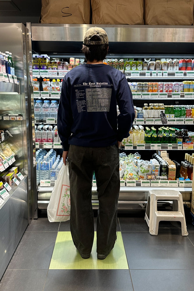 
                  
                    Crossword L/S Tee Navy / Tony Valentine NYC
                  
                