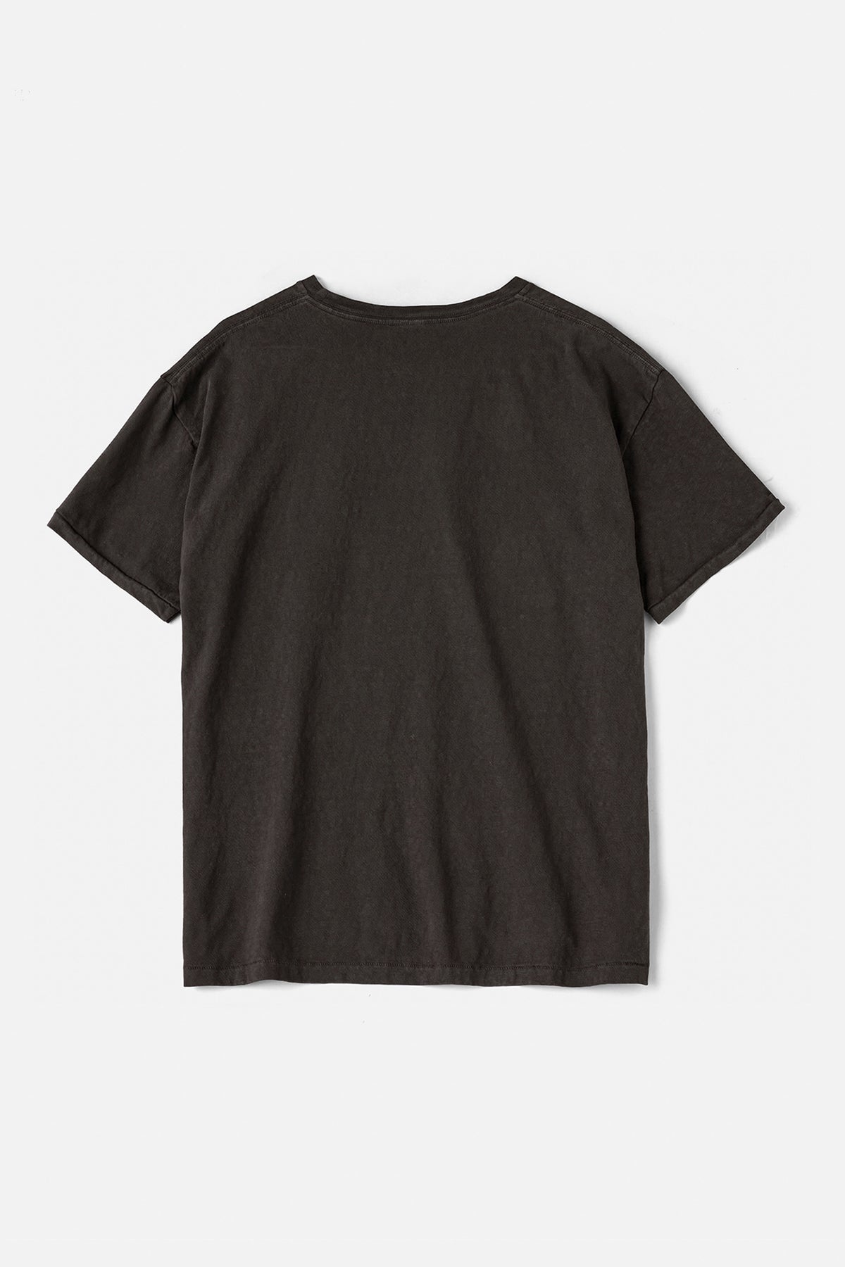 Faded Blank S/S tee inspired by the ’60s and ’70s / Mud Brown