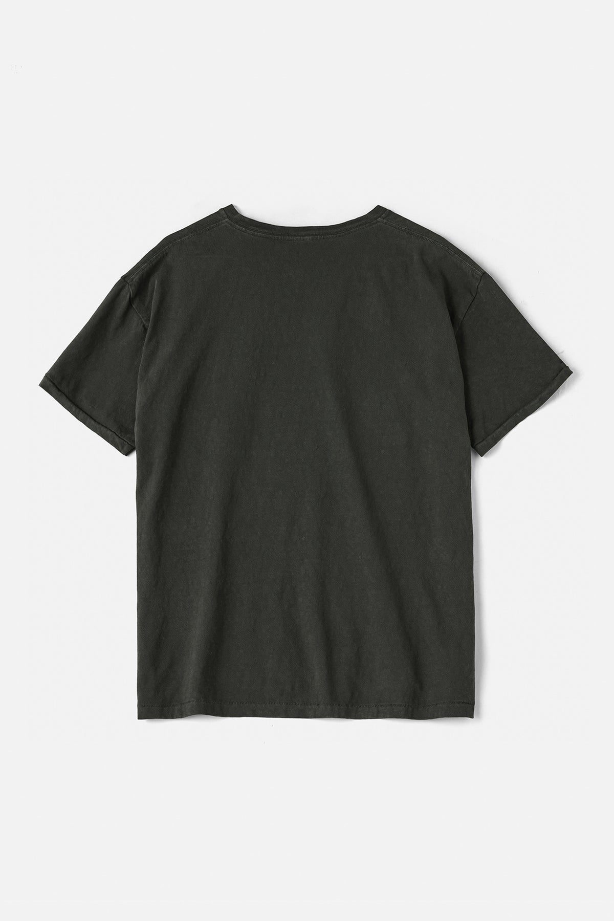 Faded Blank S/S tee inspired by the ’60s and ’70s / Olive Grey