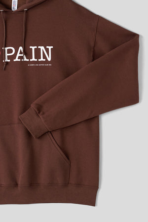 
                  
                    I ♡ PAIN Hoodie Brown / Paper & Ink Cotton Club
                  
                