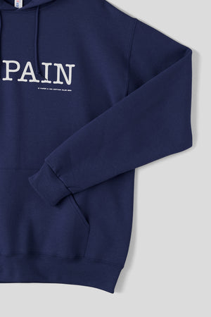 
                  
                    I ♡ PAIN Hoodie Navy / Paper & Ink Cotton Club
                  
                