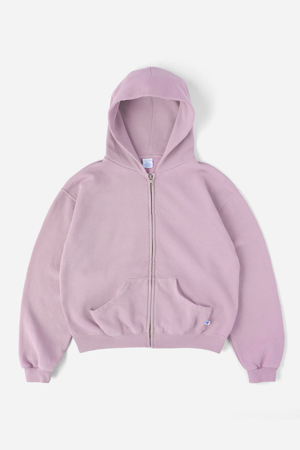 60's Faded Zip hoodie / Smoky Pink