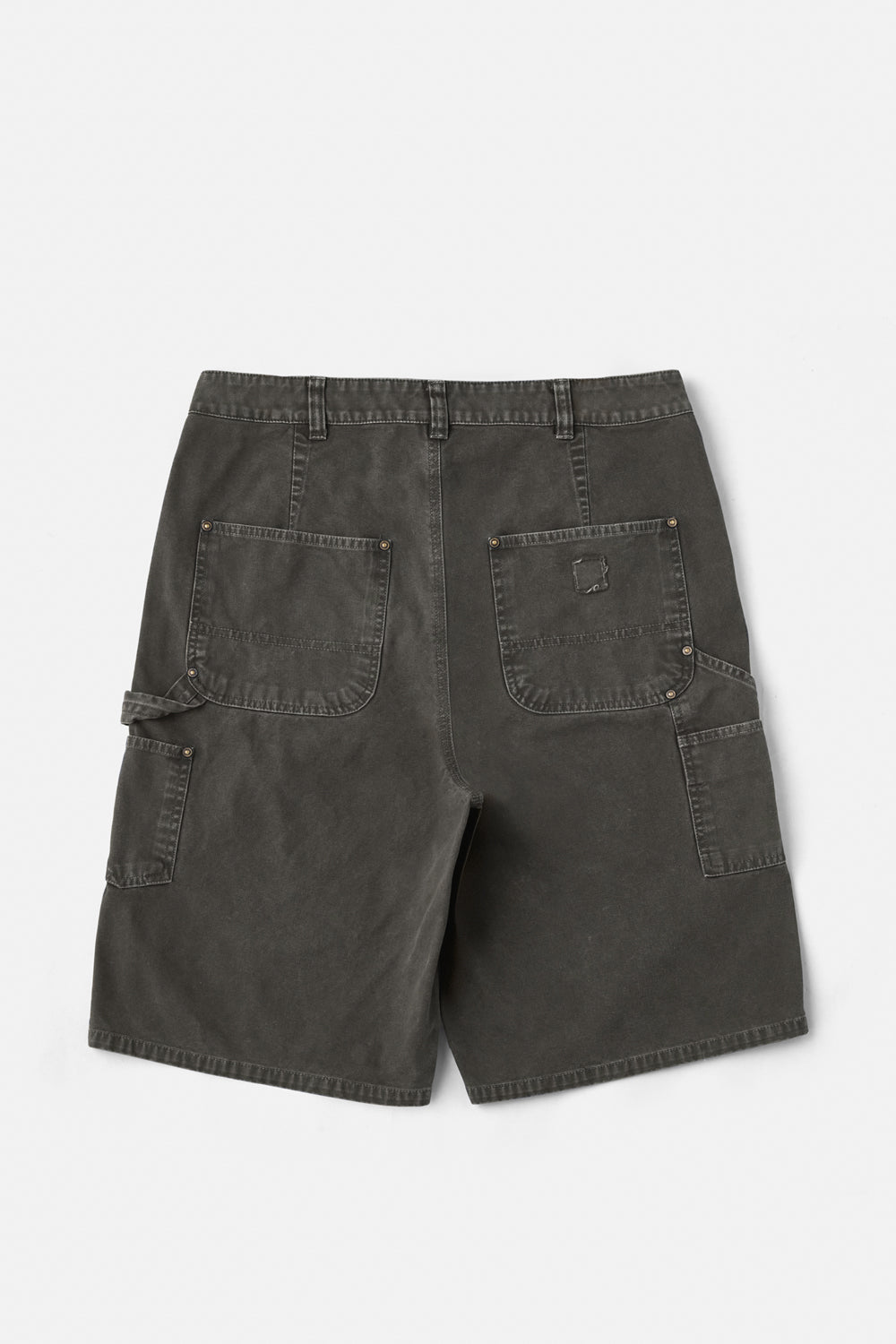 Distressed Double Knee Shorts Ver.2 / Brown Grey