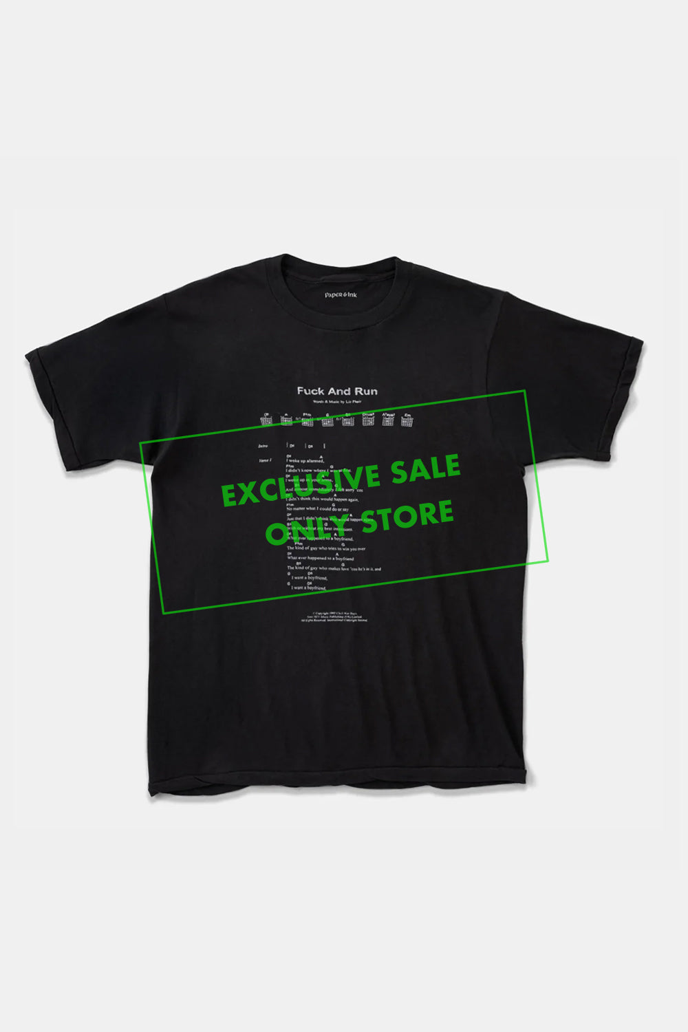 FUCK AND RUN Tee - Made with Vt.Tee / Paper & Ink Cotton Club + FIFTH