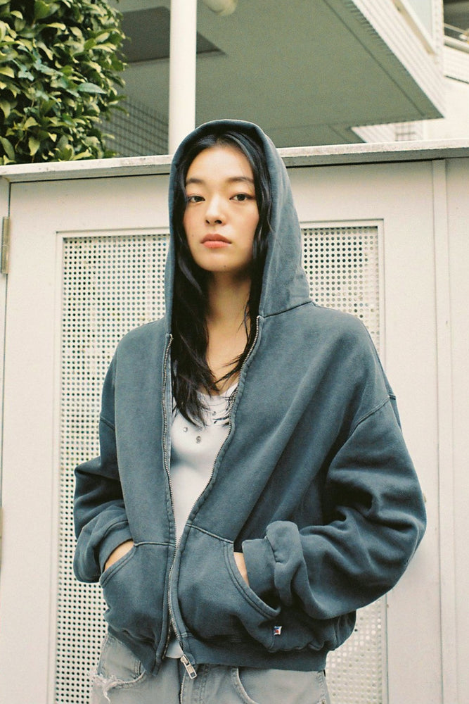 
                  
                    60's Faded Zip hoodie / Chacoal Gray
                  
                