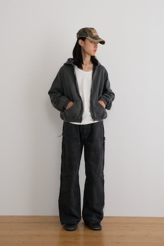 
                  
                    60's Faded Zip hoodie / Chacoal Gray
                  
                