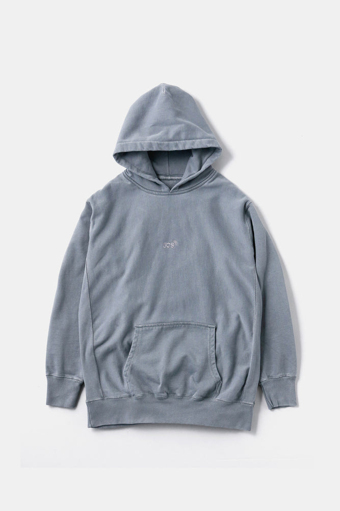 5GS Pigment Dyed Sweat Parka Gray