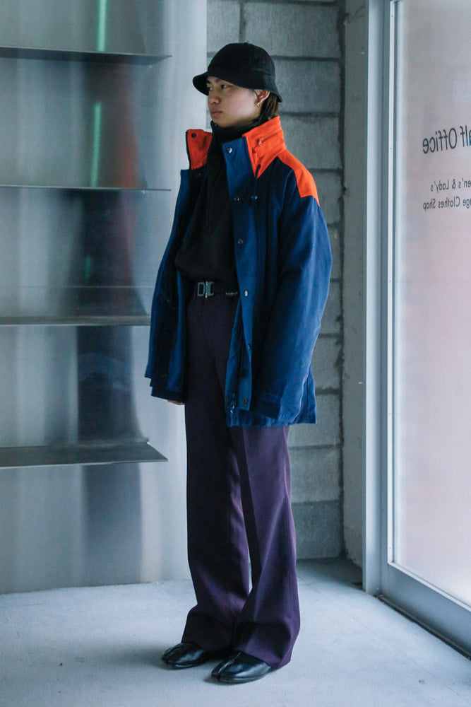 
                  
                    Italian Military Navy x Orange Parka JKT
                  
                