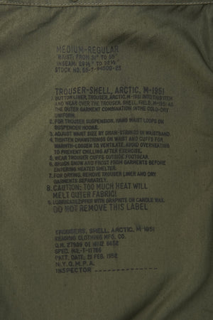 
                  
                    50's Deadstock US Army M-51 Arctic Trousers
                  
                