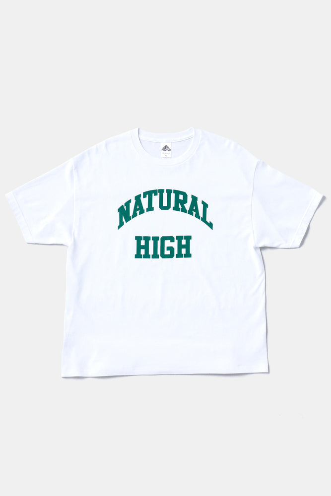 S/S NATURAL HIGH Tee WHT / PRMTVO