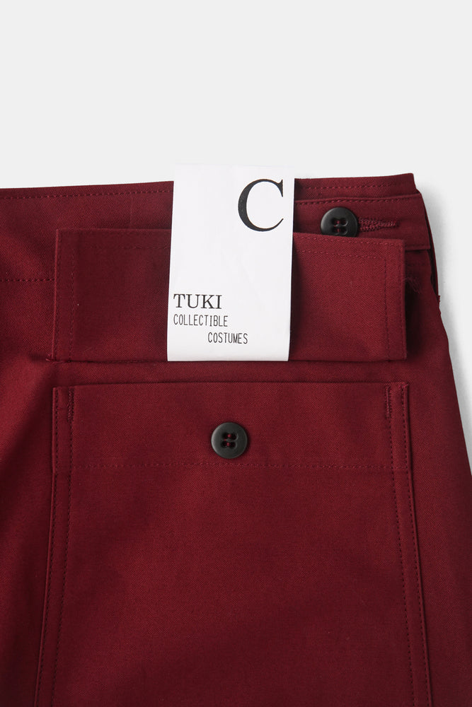 
                  
                    &lt;<sale> &gt; TUKI / baker pants(0152) maroon</sale>
                  
                